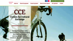 What Cyclistsforculturalexchange.org website looked like in 2020 (4 years ago)