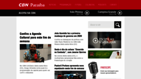 What Cbnjoaopessoa.com.br website looked like in 2020 (4 years ago)