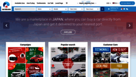 What Carfromjapan.com website looked like in 2020 (4 years ago)