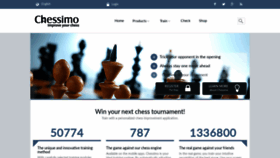 What Chessimo.com website looked like in 2020 (4 years ago)