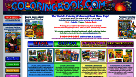 What Coloringbook.com website looked like in 2020 (4 years ago)