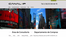 What Canalip.com website looked like in 2020 (4 years ago)