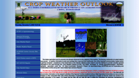 What Cropweatheroutlook.in website looked like in 2020 (4 years ago)