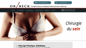 What Chirurgie-esthetique-mulhouse-beck.fr website looked like in 2020 (4 years ago)