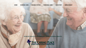 What Caringplacenursing.com website looked like in 2020 (4 years ago)