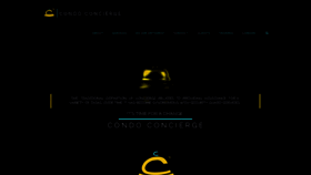 What Condoconcierge.ca website looked like in 2020 (4 years ago)