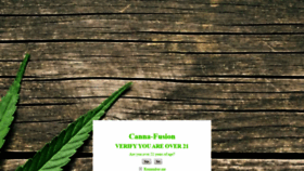 What Canna-fusion.com website looked like in 2020 (4 years ago)