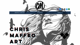 What Chrismaffeoart.com website looked like in 2020 (4 years ago)