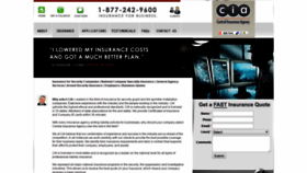 What Ciainsures.com website looked like in 2020 (4 years ago)