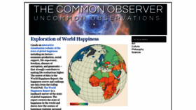 What Commonobserver.com website looked like in 2020 (4 years ago)