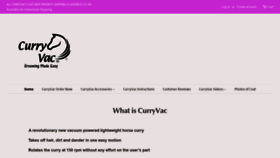What Curryvac.com website looked like in 2020 (4 years ago)