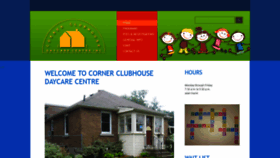 What Cornerclubhousedaycare.ca website looked like in 2020 (4 years ago)
