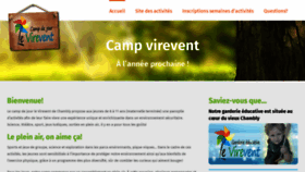 What Campvirevent.com website looked like in 2020 (4 years ago)