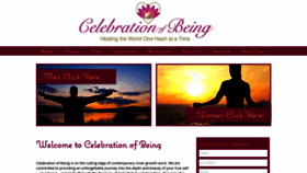 What Celebrationofbeing.co.uk website looked like in 2020 (4 years ago)