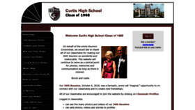 What Curtis1968reunion.com website looked like in 2020 (4 years ago)
