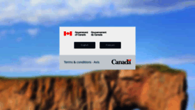 What Canada.ca website looked like in 2020 (4 years ago)