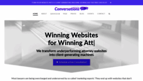What Conversations.be website looked like in 2020 (4 years ago)