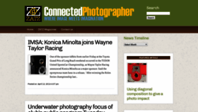 What Connectedphotographer.com website looked like in 2020 (4 years ago)