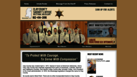What Claysheriffms.org website looked like in 2020 (4 years ago)