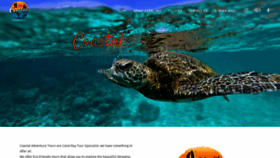 What Coralbaytours.com.au website looked like in 2020 (4 years ago)
