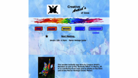 What Creativeartistsiowa.org website looked like in 2020 (4 years ago)