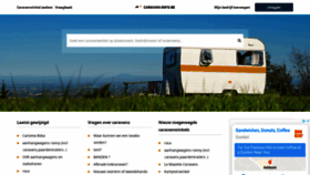What Caravan-info.be website looked like in 2020 (4 years ago)