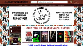 What Chatnoirbooks.ca website looked like in 2020 (4 years ago)