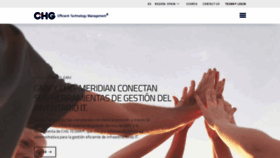 What Chg-meridian.es website looked like in 2020 (4 years ago)