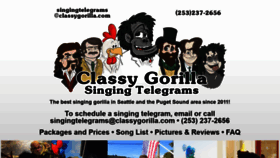 What Classygorilla.com website looked like in 2020 (4 years ago)