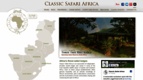 What Classicsafariafrica.com website looked like in 2020 (4 years ago)