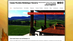What Casaruralbelastegui.com website looked like in 2020 (4 years ago)