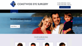 What Coastwideeyesurgery.com.au website looked like in 2020 (4 years ago)