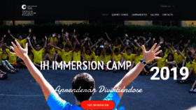 What Campamento-de-verano.com website looked like in 2020 (4 years ago)