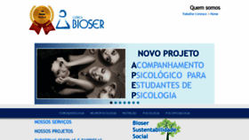 What Clinicabioser.com.br website looked like in 2020 (4 years ago)