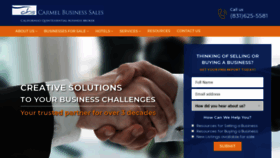 What Carmelbusinesssales.com website looked like in 2020 (4 years ago)