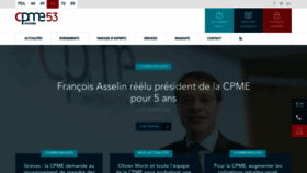 What Cpme53.fr website looked like in 2020 (4 years ago)