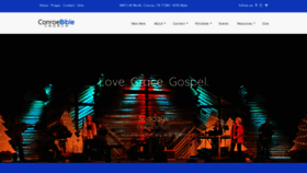 What Conroebiblechurch.org website looked like in 2020 (4 years ago)