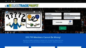 What Clicktrackprofit.com website looked like in 2020 (4 years ago)