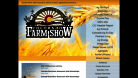 What Coloradofarmshow.com website looked like in 2020 (4 years ago)
