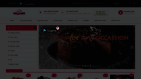 What Cakeanytime.in website looked like in 2020 (5 years ago)
