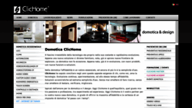 What Clichome.it website looked like in 2020 (4 years ago)