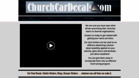 What Churchcardecals.com website looked like in 2020 (4 years ago)
