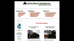 What Capitalrealtyadvisors.com website looked like in 2020 (4 years ago)