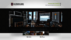What Chalet-labbe.com website looked like in 2020 (4 years ago)