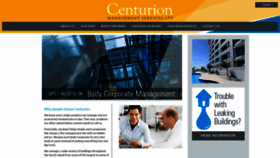 What Centurion.co.nz website looked like in 2020 (4 years ago)