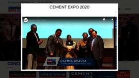 What Cementexpo.in website looked like in 2020 (4 years ago)