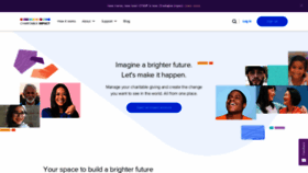 What Charitableimpact.com website looked like in 2020 (4 years ago)