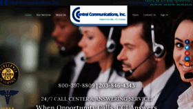 What Callcenteransweringserviceus.com website looked like in 2020 (4 years ago)