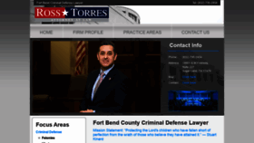 What Criminaldefensefortbend.com website looked like in 2020 (6 years ago)