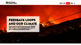 What Climaterealityproject.org website looked like in 2020 (4 years ago)